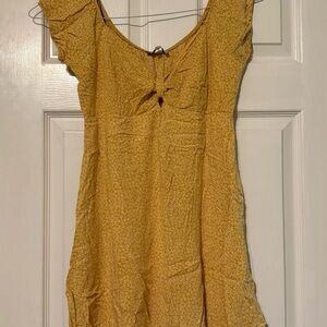 Sunny Yellow Mini Dress